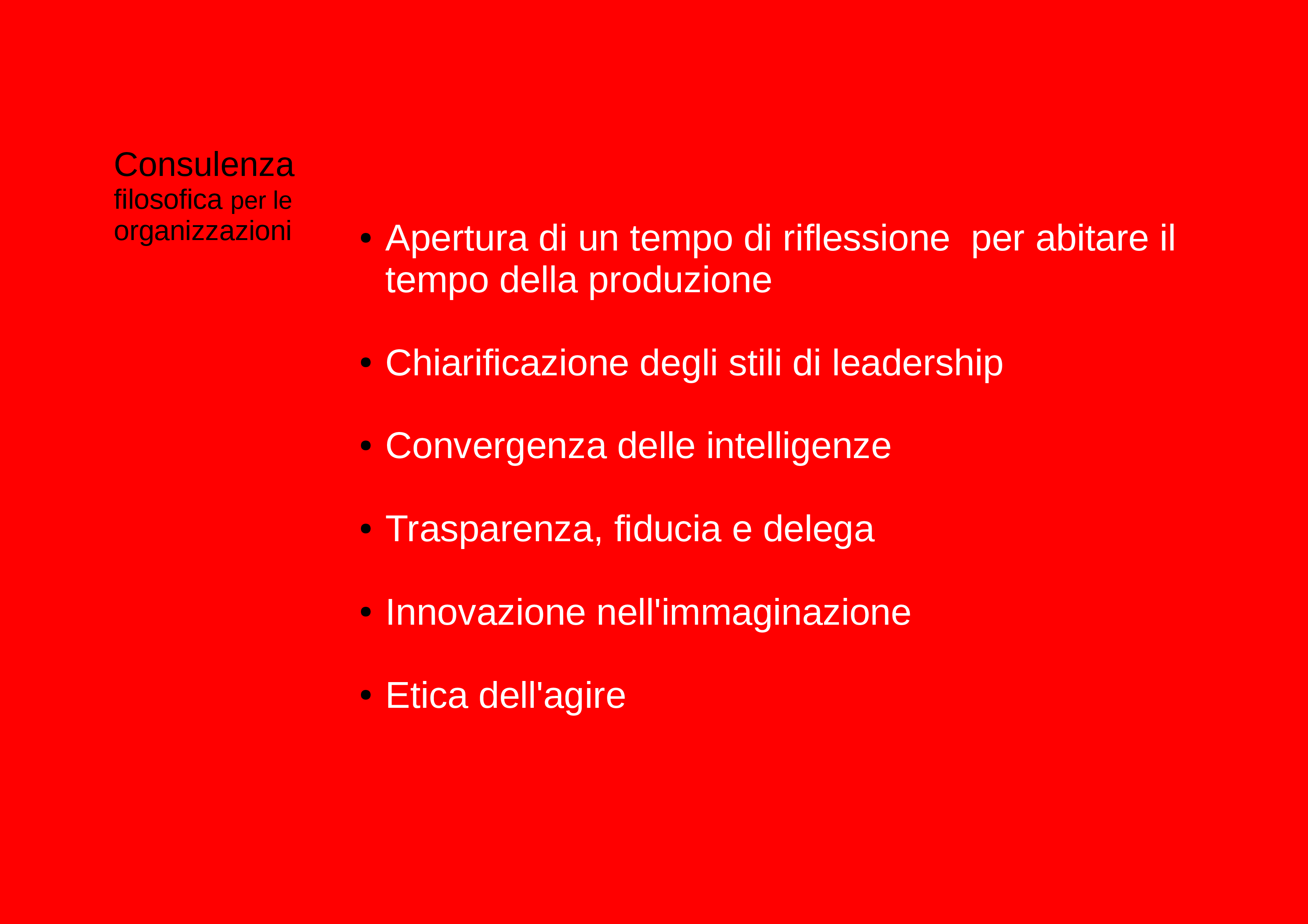 Alle Organizzazioni 